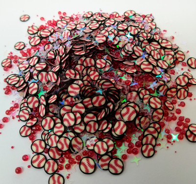 Shake & Rattle Baseball Confetti
